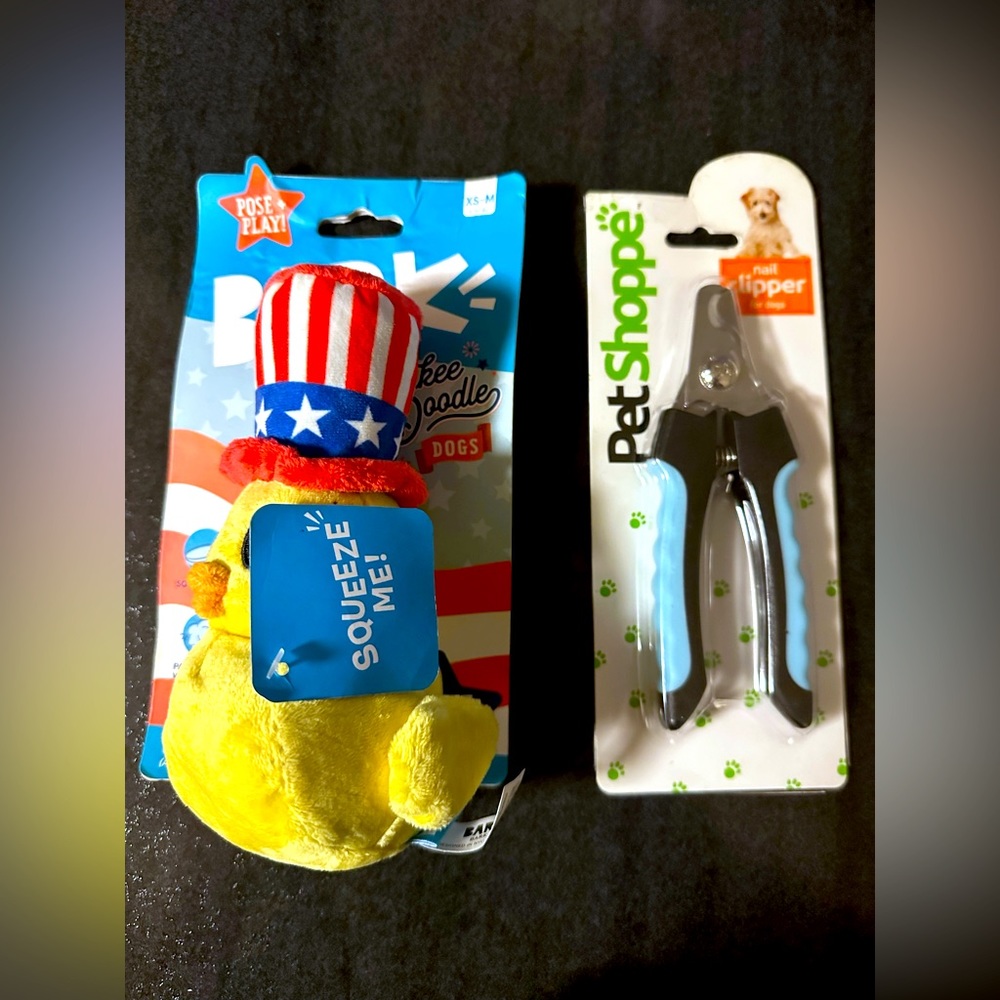 NEW ONE Bark Box Dog Toy & NEW Pet Shoppe Nail Clipper